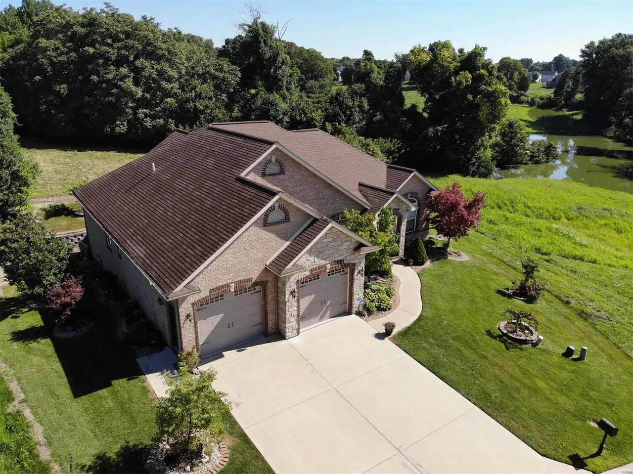 Aerial view, Patio Homes at Far Oaks