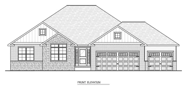Bellingham front elevation by H&L Builders