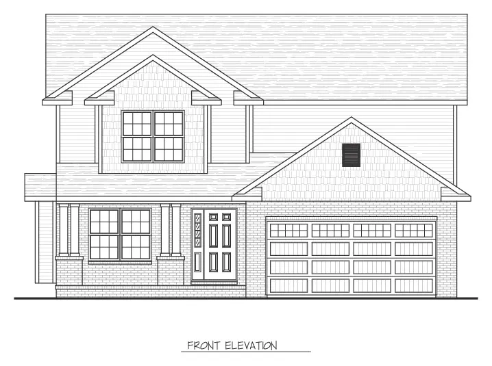 Clayton front elevation by H&L Builders